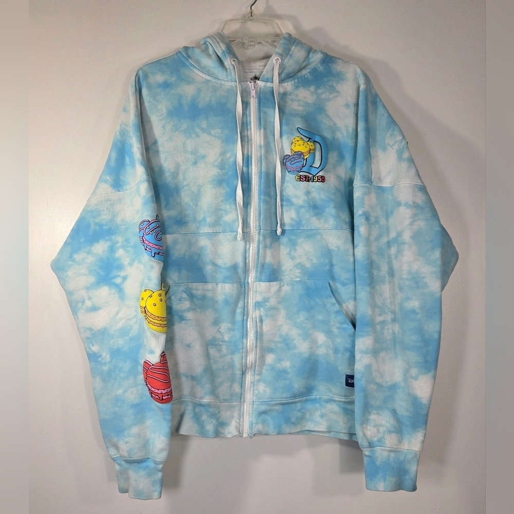 DISNEYLAND RESORT SPIRIT JERSEY MACARON ZIP UP HOODIE.